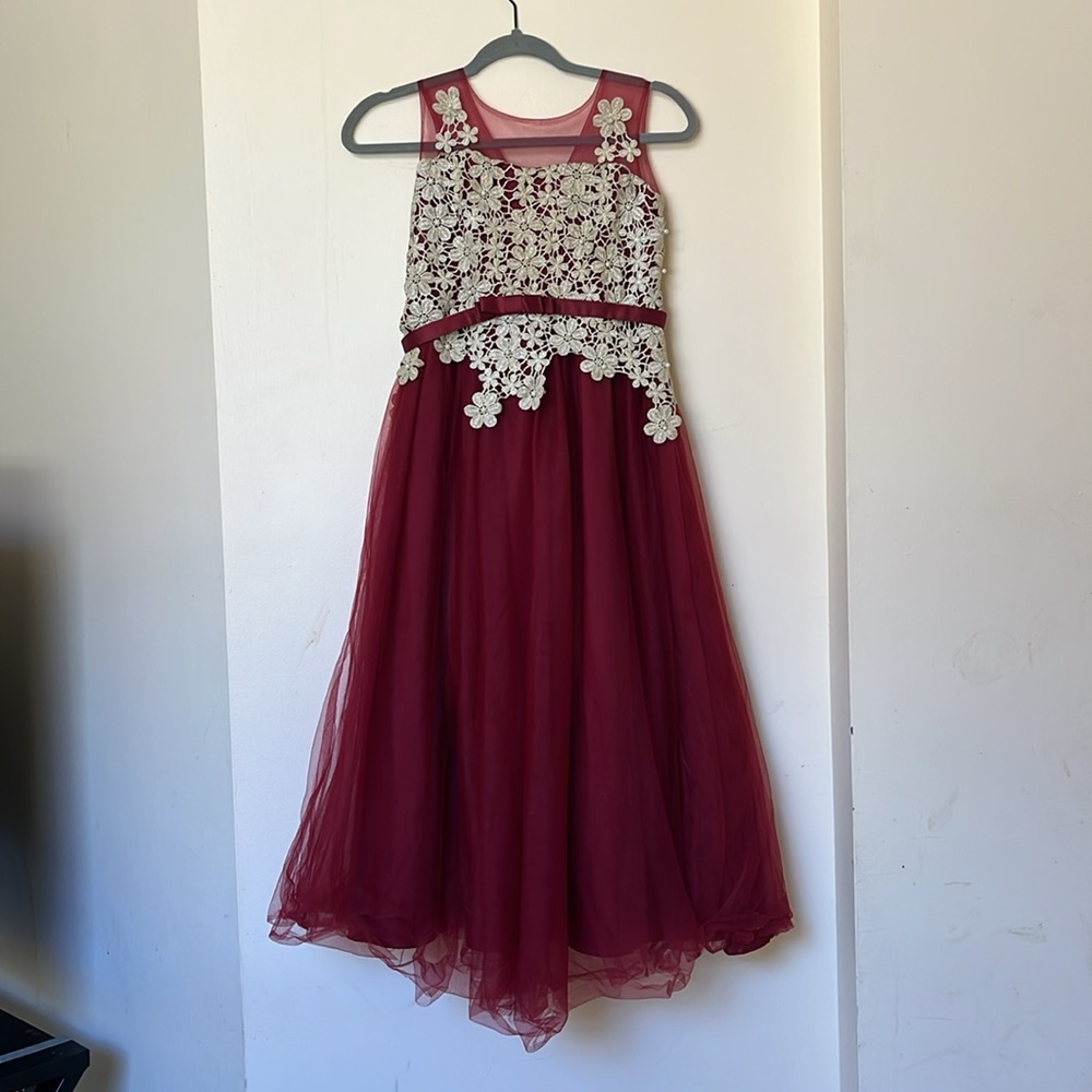 Just Couture Kids Formal Dress - Red